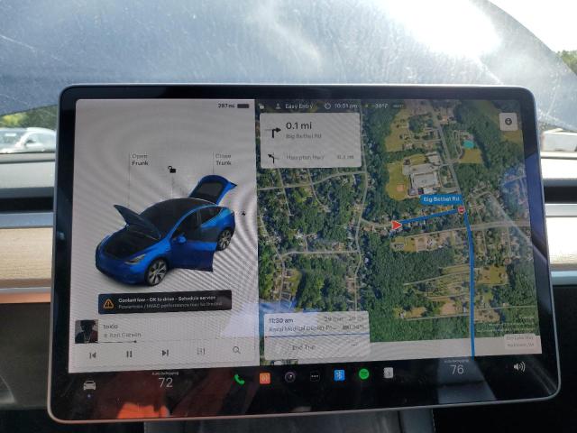 Photo 9 from auction – 2021 TESLA MODEL Y with VIN 5YJYGAEE3MF242846