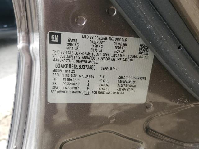 Photo 14 from auction – 2011 BUICK ENCLAVE CX with VIN 5GAKRBED9BJ372859