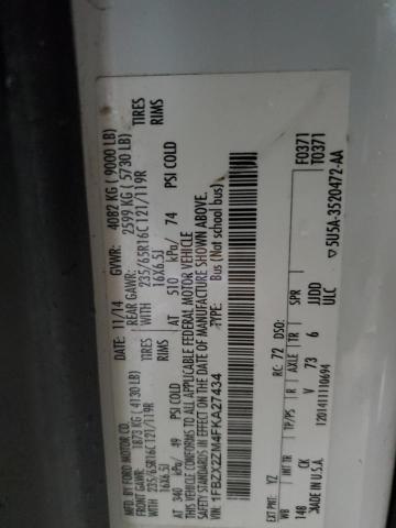 Photo 14 from auction – 2015 FORD TRANSIT T- with VIN 1FBZX2ZM4FKA27434