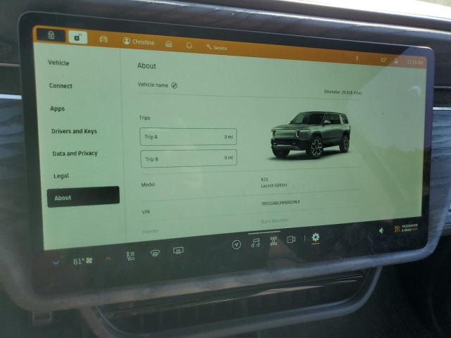 Photo 9 from auction – 2022 RIVIAN R1S LAUNCH with VIN 7PDSGABL9NN002964