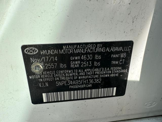 Photo 10 from auction – 2015 HYUNDAI SONATA SPO with VIN 5NPE34AB5FH136382