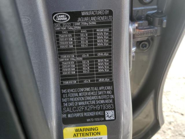 Photo 14 from auction – 2023 LAND ROVER DISCOVERY with VIN SALCJ2FX2PH919383