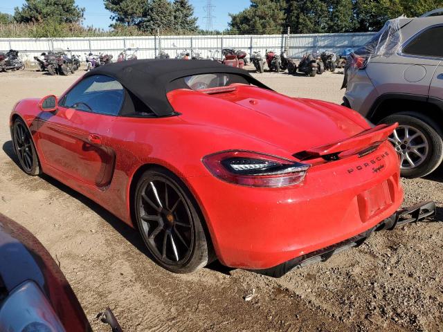 Photo 2 from auction – 2016 PORSCHE BOXSTER SP with VIN WP0CC2A87GS152635