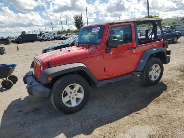 JEEP WRANGLER S 2014 with VIN 1C4AJWAG7EL320826 - Photo from auction