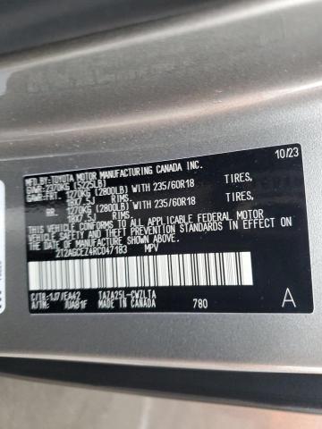 Photo 14 from auction – 2024 LEXUS NX 350 BAS with VIN 2T2AGCEZ4RC047183