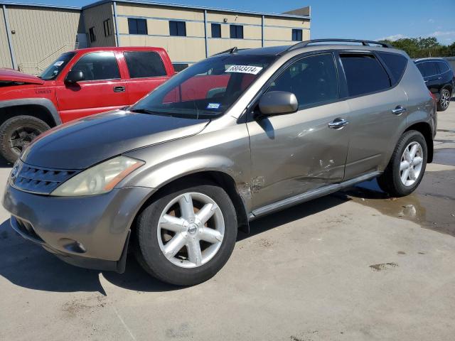NISSAN MURANO SL 2003 with VIN JN8AZ08T23W100681 - Photo from auction