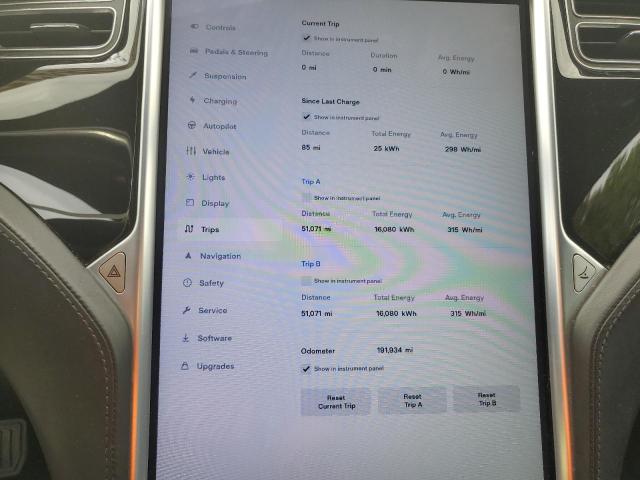 Photo 9 from auction – 2016 TESLA MODEL S with VIN 5YJSA1E22GF128404