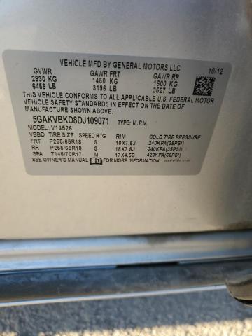 Photo 14 from auction – 2013 BUICK ENCLAVE with VIN 5GAKVBKD8DJ109071