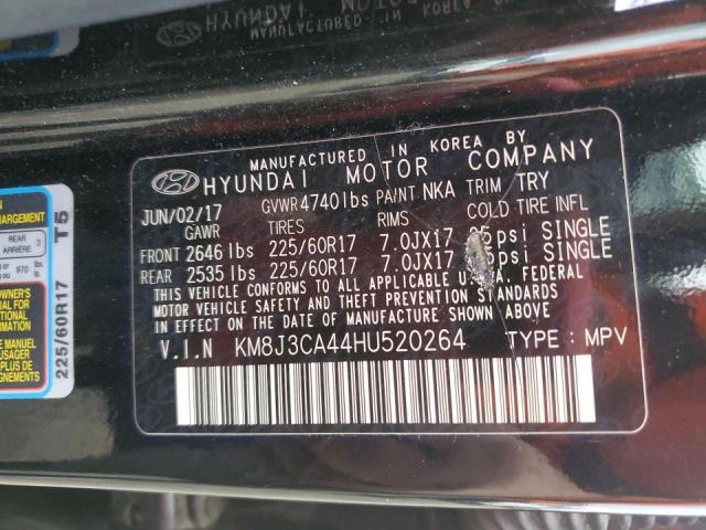 Photo 14 from auction – 2017 HYUNDAI TUCSON LIM with VIN KM8J3CA44HU520264