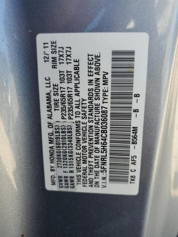 Photo 14 from auction – 2012 HONDA ODYSSEY EX with VIN 5FNRL5H64CB036087