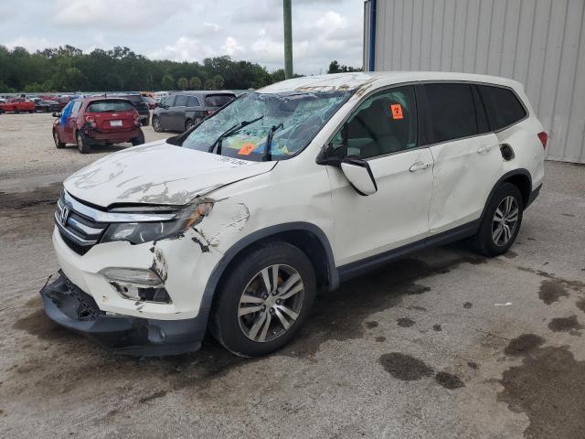 HONDA PILOT EX 2018 with VIN 5FNYF5H33JB021215 - Photo from auction