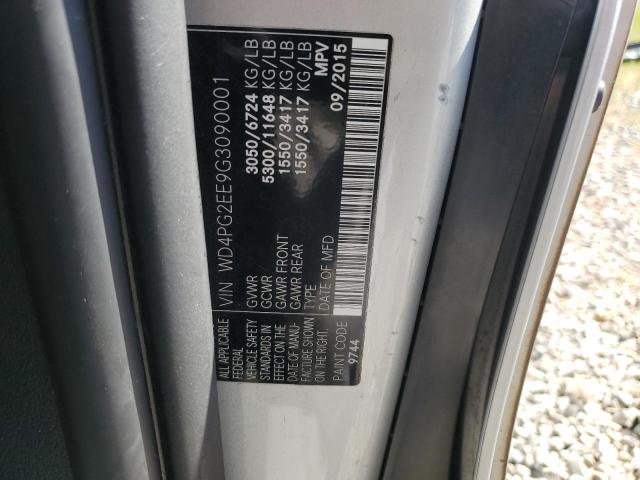 Photo 14 from auction – 2016 MERCEDES-BENZ METRIS with VIN WD4PG2EE9G3090001