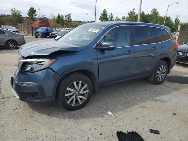 HONDA PILOT EX 2021 with VIN 5FNYF5H35MB027117 - Photo from auction