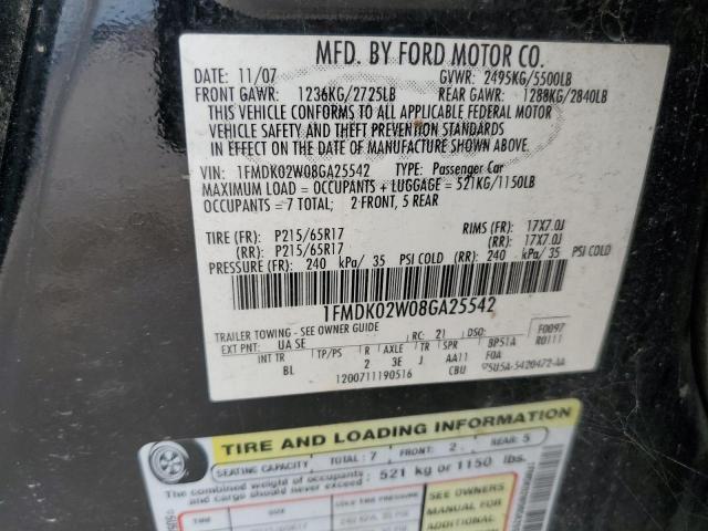 صورة رقم 14 من المزاد - 2008 FORD TAURUS X S مع VIN 1FMDK02W08GA25542