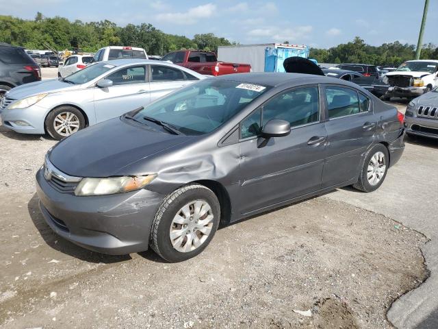 HONDA CIVIC LX 2012 with VIN 2HGFB2F55CH504452 - Photo from auction