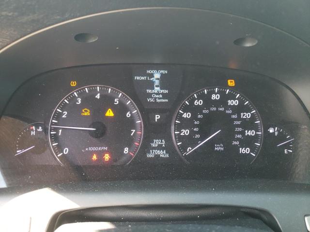 Photo 9 from auction – 2009 LEXUS LS 460 with VIN JTHBL46F395090651