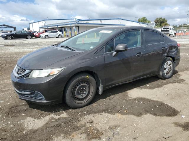 HONDA CIVIC LX 2013 with VIN 19XFB2F50DE031197 - Photo from auction
