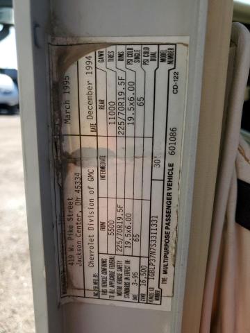 Photo 10 from auction – 1995 AIRS MOTORHOME with VIN 1GBLP37N7S3311331