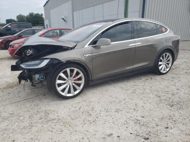 TESLA MODEL X 2016 with VIN 5YJXCBE4XGF006591 - Photo from auction