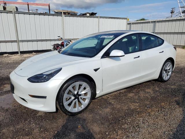 TESLA MODEL 3 2022 with VIN 5YJ3E1EB1NF168527 - Photo from auction