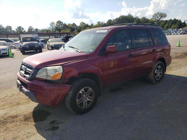 HONDA PILOT EXL 2004 with VIN 5FNYF185X4B011750 - Photo from auction