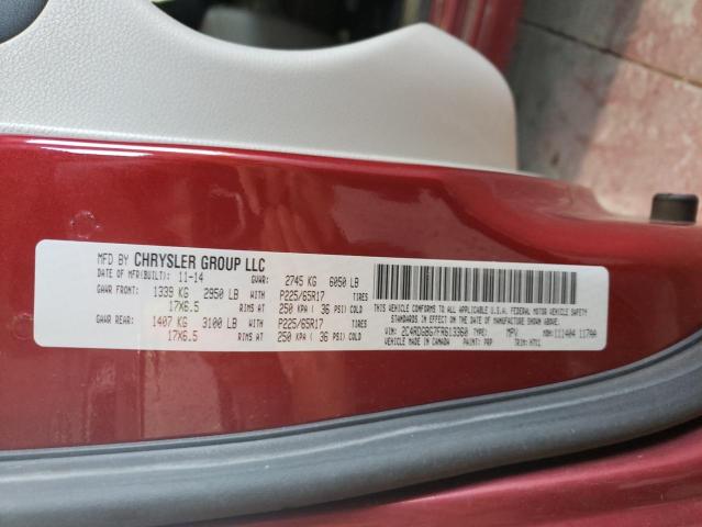 Photo 14 from auction – 2015 DODGE GRAND CARA with VIN 2C4RDGBG7FR613360