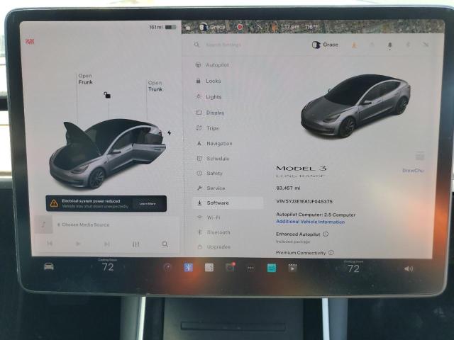 Photo 9 from auction – 2018 TESLA MODEL 3 with VIN 5YJ3E1EA1JF045375
