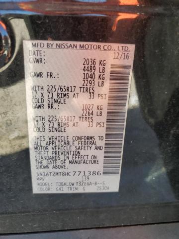 Photo 14 from auction – 2017 NISSAN ROGUE S with VIN 5N1AT2MT8HC771386