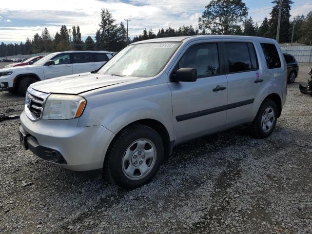 HONDA PILOT LX 2012 with VIN 5FNYF4H20CB003825 - Photo from auction
