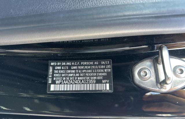 Photo 10 from auction – 2013 PORSCHE CAYENNE with VIN WP1AA2A24DLA12359