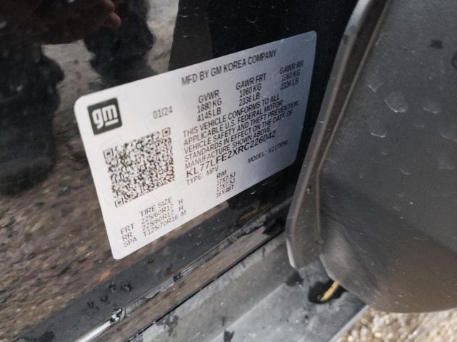 Photo 14 from auction – 2024 CHEVROLET TRAX LS with VIN KL77LFE2XRC226042