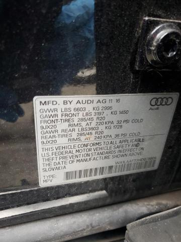 Photo 14 from auction – 2017 AUDI Q7 PREMIUM with VIN WA1LAAF73HD035604