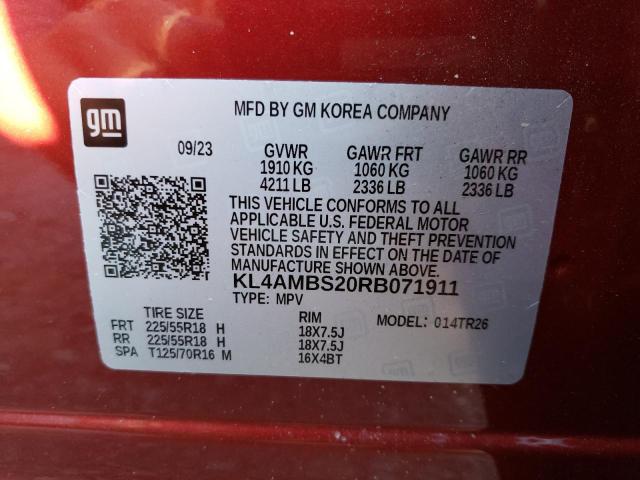 Photo 14 from auction – 2024 BUICK ENCORE GX with VIN KL4AMBS20RB071911