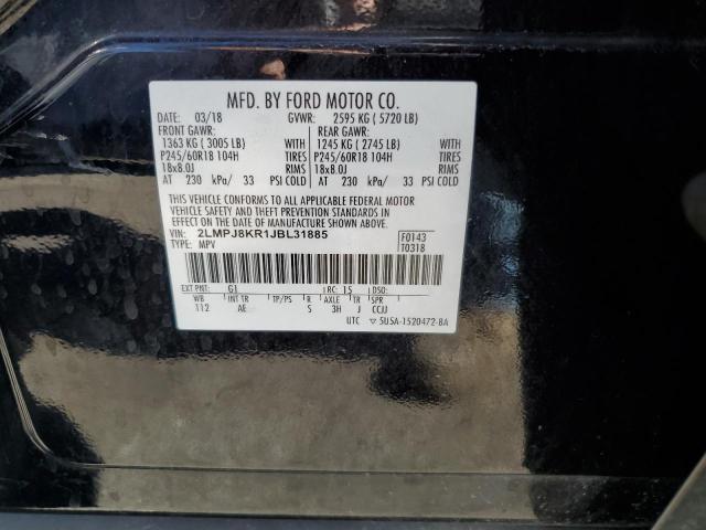 Foto 14 de la subasta – 2018 LINCOLN MKX SELECT con VIN 2LMPJ8KR1JBL31885