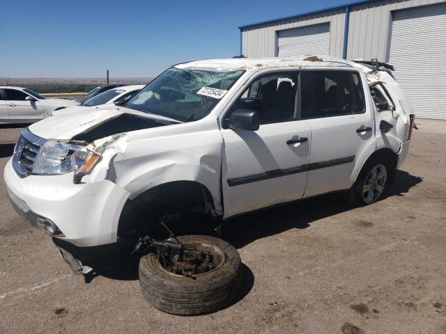 HONDA PILOT LX 2014 with VIN 5FNYF4H21EB041793 - Photo from auction