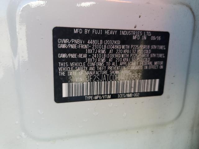 Photo 14 from auction – 2017 SUBARU FORESTER 2 with VIN JF2SJATC0HH477687