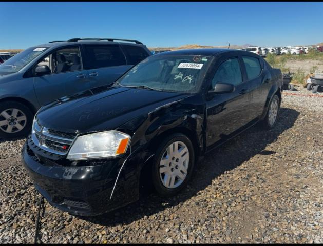 DODGE AVENGER SE 2014 with VIN 1C3CDZAB2EN111086 - Photo from auction