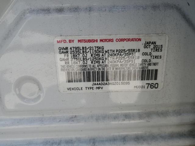 Фото 14 с аукциона – 2016 MITSUBISHI OUTLANDER с VIN JA4AD2A34GZ015095