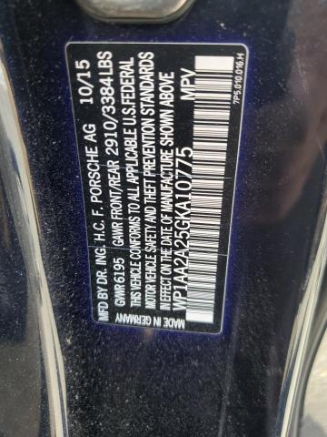 Photo 14 from auction – 2016 PORSCHE CAYENNE with VIN WP1AA2A25GKA10775