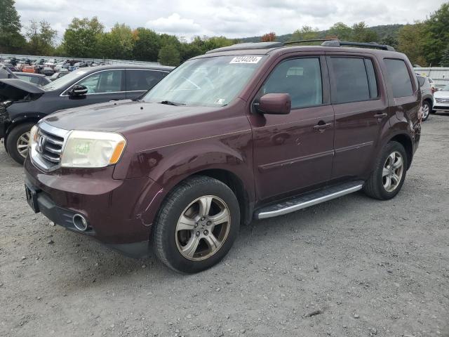 HONDA PILOT EXL 2014 with VIN 5FNYF4H58EB043535 - Photo from auction