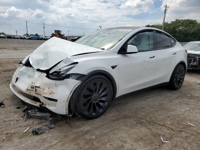 TESLA MODEL Y 2022 with VIN 7SAYGDEF8NF373883 - Photo from auction
