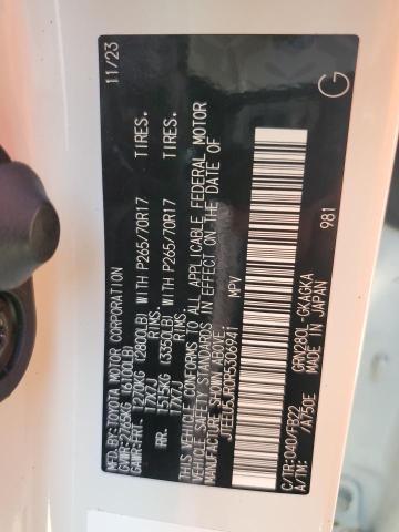 Photo 14 from auction – 2024 TOYOTA 4RUNNER SR with VIN JTEEU5JR0R5306941