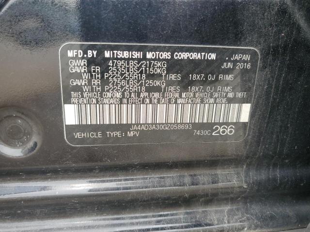 Photo 14 from auction – 2016 MITSUBISHI OUTLANDER with VIN JA4AD3A30GZ058693