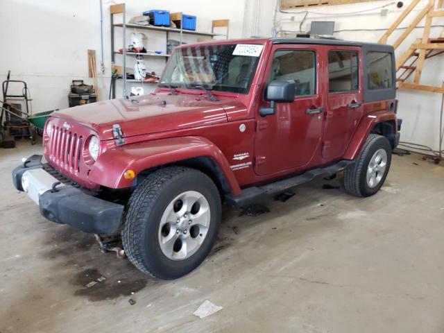 JEEP WRANGLER U 2013 with VIN 1C4HJWEGXDL607455 - Photo from auction
