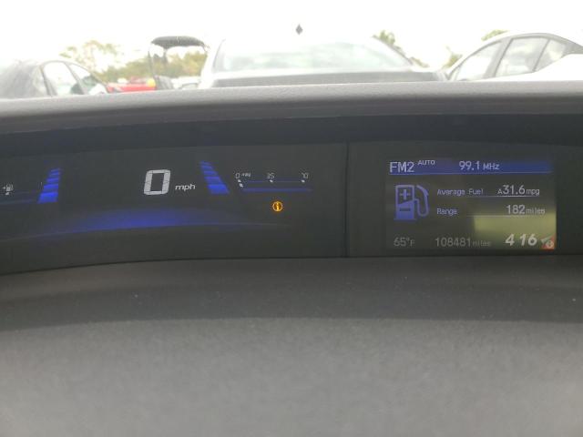 Photo 9 from auction – 2013 HONDA CIVIC EXL with VIN 19XFB2F92DE010421