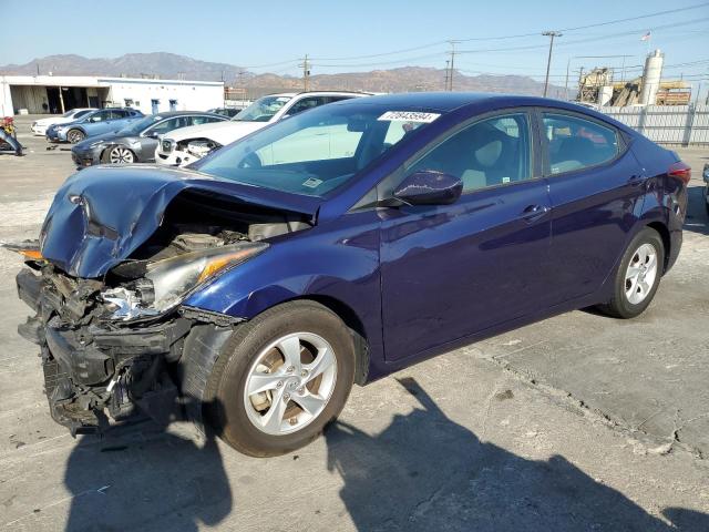 HYUNDAI ELANTRA 2014 with VIN 5NPDH4AE9EH533258 - Photo from auction