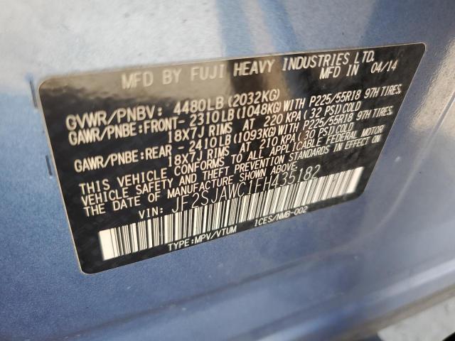 Photo 14 from auction – 2015 SUBARU FORESTER 2 with VIN JF2SJAWC1FH435182