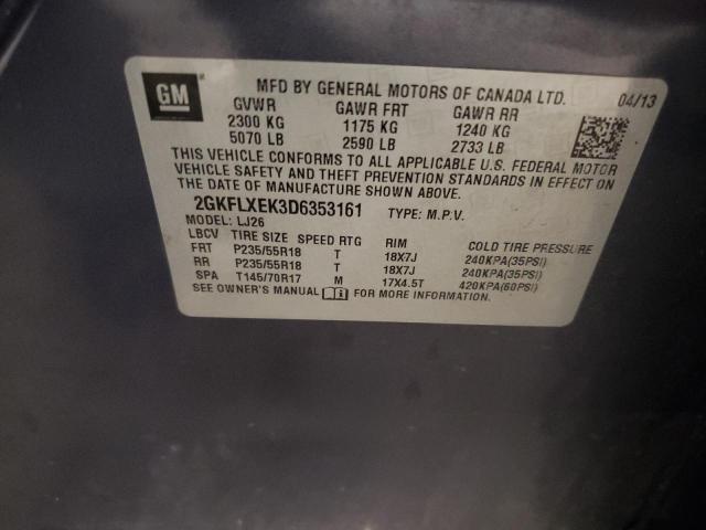 Photo 14 from auction – 2013 GMC TERRAIN SL with VIN 2GKFLXEK3D6353161