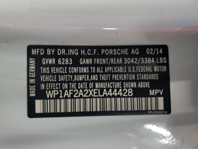 Photo 14 from auction – 2014 PORSCHE CAYENNE with VIN WP1AF2A2XELA44428