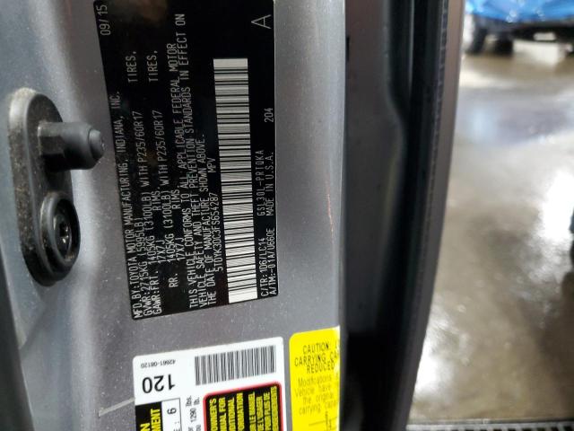 Photo 14 from auction – 2015 TOYOTA SIENNA XLE with VIN 5TDYK3DC3FS654287